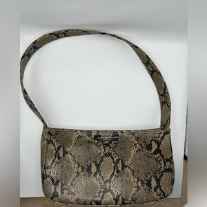 Vintage Y2K snakeskin underarm handbag purse Nine West
